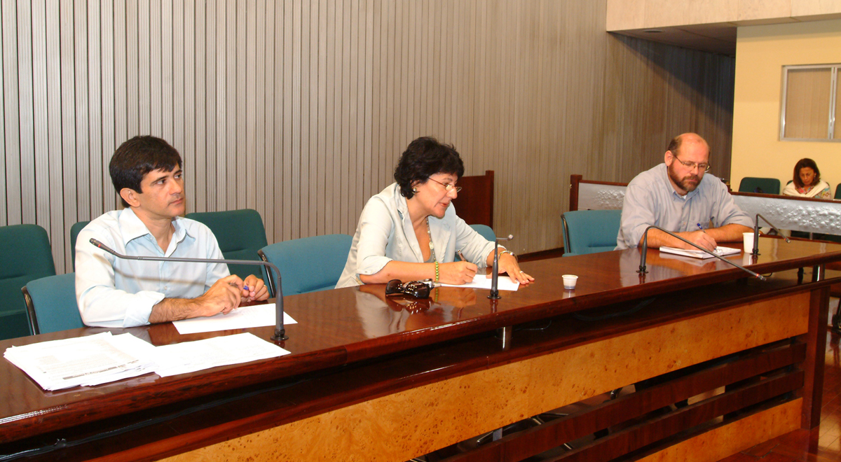 Beth Saho (centro) preside a reunio da Comisso de Agricultura e Pecuria<a style='float:right;color:#ccc' href='https://www3.al.sp.gov.br/repositorio/noticia/03-2008/comagricin (1).jpg' target=_blank><i class='bi bi-zoom-in'></i> Clique para ver a imagem </a>